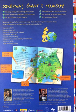 Wielki Atlas Świata Feliksa - Annette Langen [KSIĄŻKA]