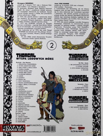 Thorgal Tom 02: Wyspa Lodowych Mórz (twarda) - Rosiński - Van Hamme [KSIĄŻKA]
