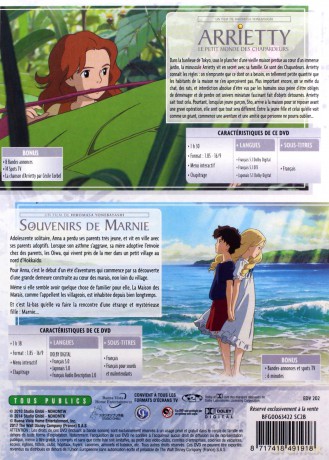 The Secret World of Arrietty / When Marnie Was There (Tajemniczy świat Arrietty / 	Marnie. Przyjaciółka ze snów) [2DVD]