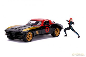Autko Marvel Black Widow 1966 Chevy 1/24