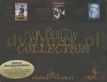 Tim Burton Kolekcja Musical: Gnijąca panna młoda / Sweeney Todd: Demoniczny golibroda z Fleet Street / Charlie i fabryka czekolady BOX [5DVD]