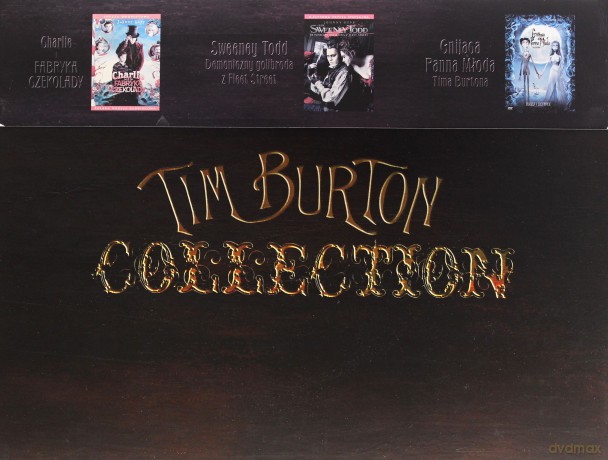 Tim Burton Kolekcja Musical: Gnijąca panna młoda / Sweeney Todd: Demoniczny golibroda z Fleet Street / Charlie i fabryka czekolady BOX [5DVD]