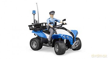 Pojazd Quad z policjantką i akcesoriami