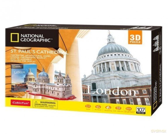 Puzzle 3D Katedra św. Pawła National Geographic [PUZZLE]