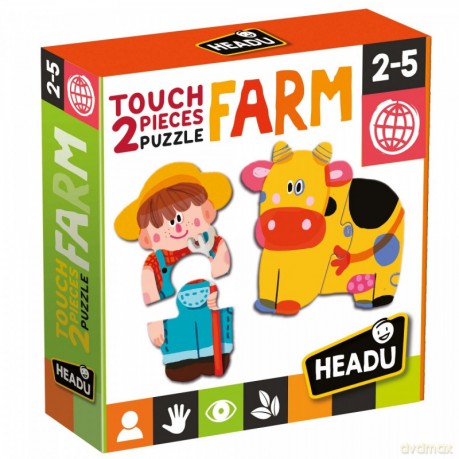 Puzzle sensoryczne - Farma