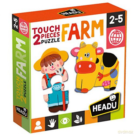 Puzzle sensoryczne - Farma