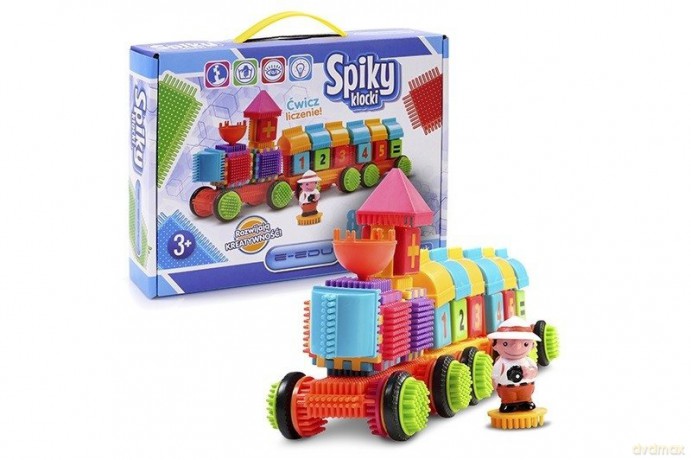 Spiky pociąg 86 el. [KLOCKI]