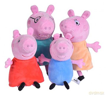 Świnka Peppa. Rodzina świnki w aucie