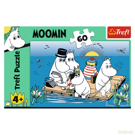 TREFL Muminki nad jeziorem 60 el. [PUZZLE]
