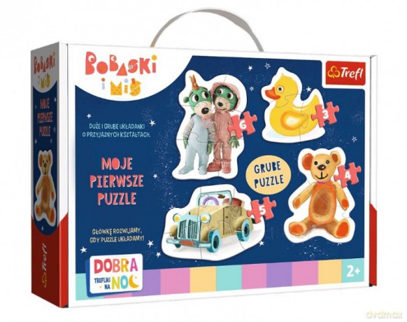 TREFL Urocze Bobaski - Dobranoc, Trefliki na noc [PUZZLE]