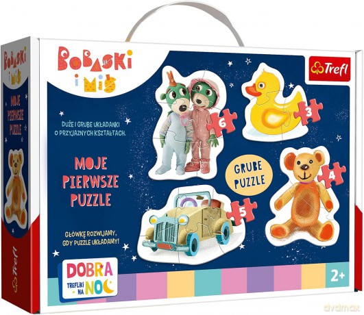 TREFL Urocze Bobaski - Dobranoc, Trefliki na noc [PUZZLE]
