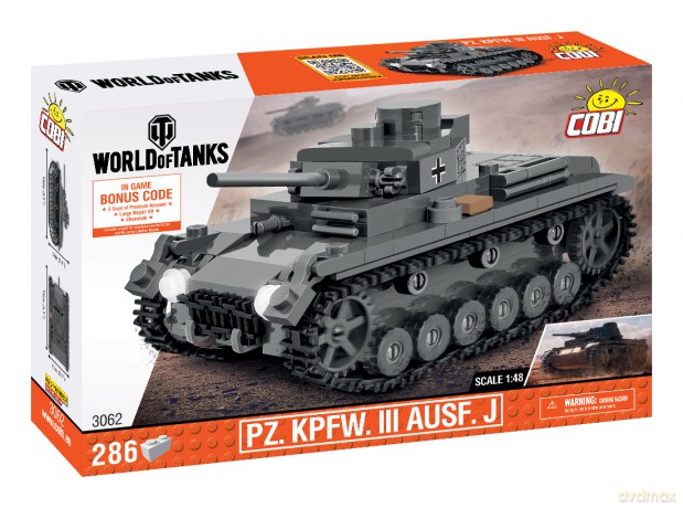 World of Tanks PZ. KPFW. III AUSF.J 1/48 [KLOCKI]