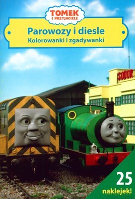 Tomek i Przyjaciele Parowozy i Diesle Kolorowanki i Zgadywanki [KSIĄŻKA]