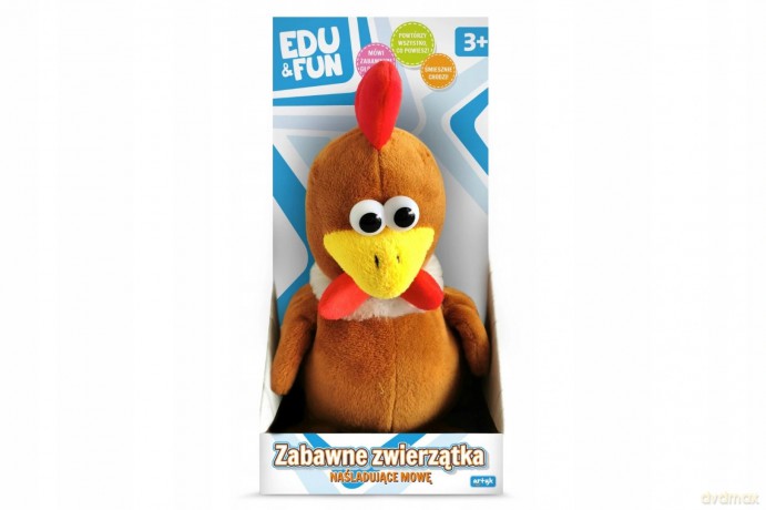 Zabawne zwierzątko naśladujące mowę - Kogucik