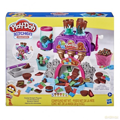 Zestaw z masą plastyczną PlayDoh Fabryka czekolady