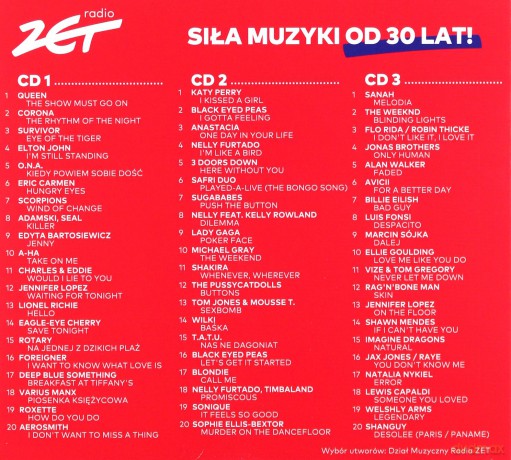 Radio Zet: Siła Muzyki Od 30 Lat [3CD]