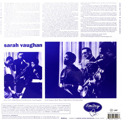 Sarah Vaughan: Sarah Vaughan (Acoustic Sounds) [Winyl]
