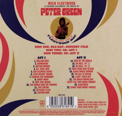 Mick Fleetwood And Friends: Celebrate The Music Of Peter Green And The Early Years Of Fleetwood Mac [3CD]