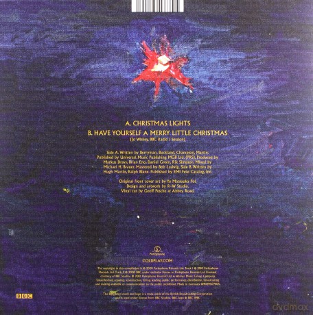 Coldplay: Christmas Lights (Blue) [Winyl]