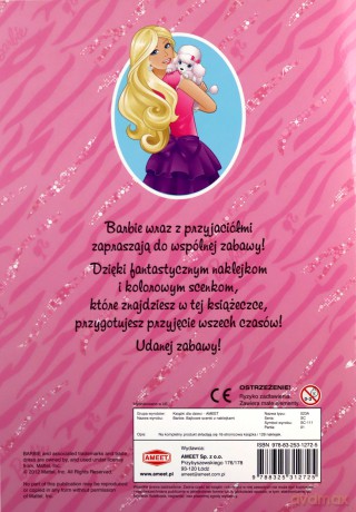 Barbie Bajkowe scenki z naklejkami SC-111 [KSIĄŻKA]