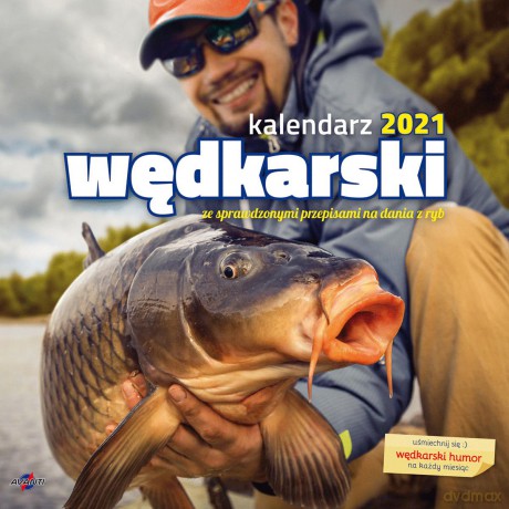 Kalendarz 2021 albumowy Wędkarski z przepisami KAD-2 [KALENDARZ]