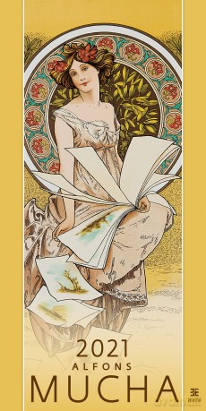 Kalendarz 2021 Alfons Mucha EX [KALENDARZ]