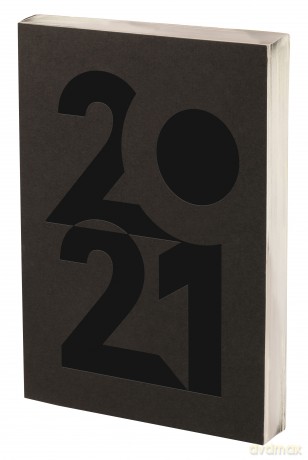 Kalendarz 2021 Art A5 czarny DNS [KALENDARZ]