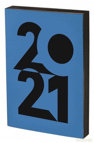 Kalendarz 2021 Art A5 niebieski DNS [KALENDARZ]