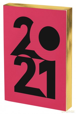 Kalendarz 2021 Art A5 różowy DNS [KALENDARZ]