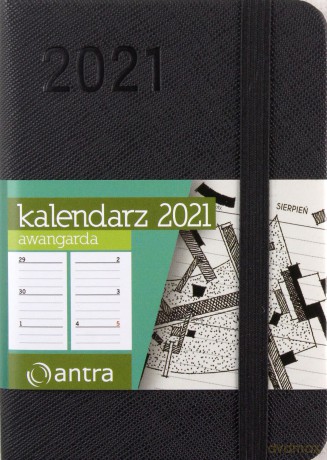 Kalendarz 2021 Awangarda A7 czarny TDW [KALENDARZ]