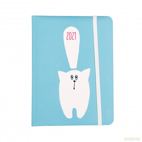 Kalendarz 2021 dzienny B6 Kot [KALENDARZ]