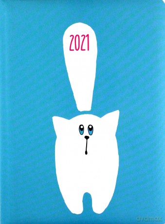 Kalendarz 2021 dzienny B6 Kot [KALENDARZ]