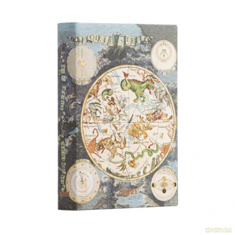 Kalendarz 2021 Mini Celestial Planisphere Day- at- a- Time DE6792-4 [KALENDARZ]
