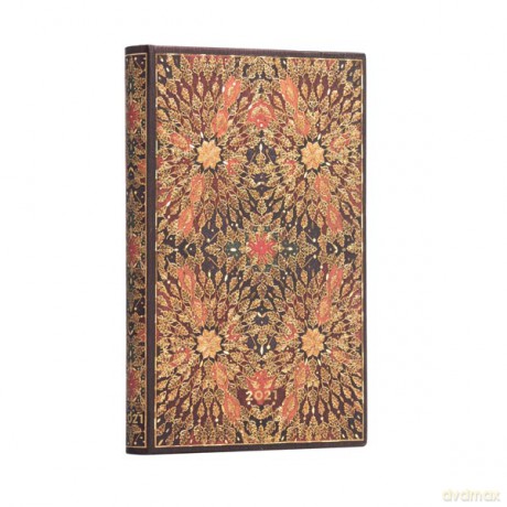 Kalendarz 2021 Mini Fire Flowers Horizontal DE6798-6 [KALENDARZ]