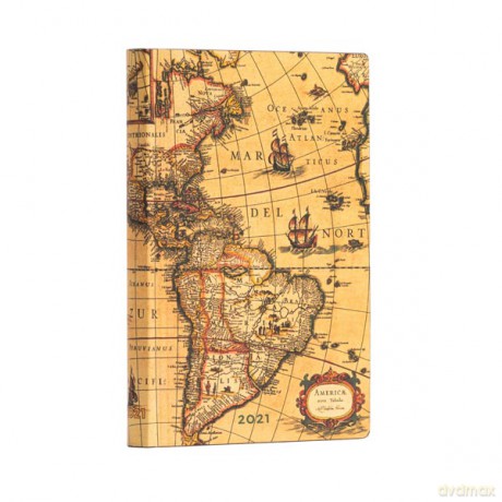 Kalendarz 2021 Mini Western Hemisphere Horizontal FE6892-1 [KALENDARZ]