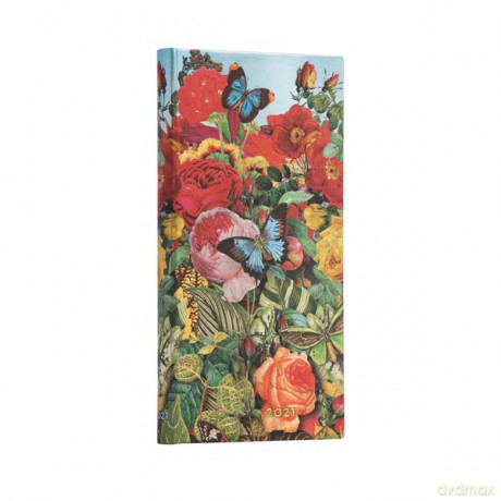 Kalendarz 2021 Slim Butterfly Garden Horizontal DE6818-1 [KALENDARZ]