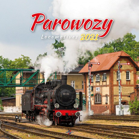 Kalendarz 2021 ścienny Parowozy KD-36 [KALENDARZ]