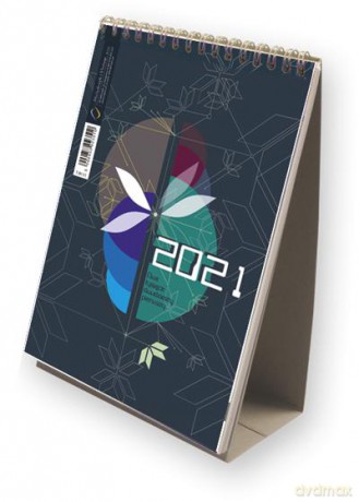 Kalendarz 2021 ze spiralką pionowy MiP [KALENDARZ]