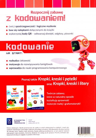 Kodowanie na start! dla młodszych przedszkolaków kodowanie na start! dla młodszych przedszkolaków 3-4 latki [KSIĄŻKA]