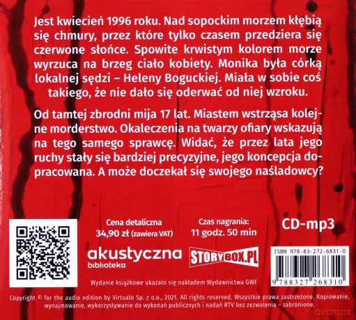 Kolory zła. Czerwień - Małgorzata Oliwia Sobczak [AUDIOBOOK]