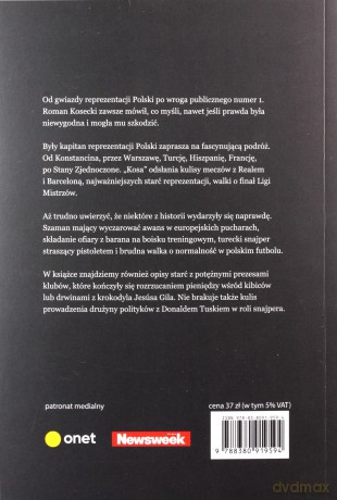 Kosa. Niczego nie żałuję - Roman Kosecki, Dariusz Faron, Dariusz Dobek [KSIĄŻKA]