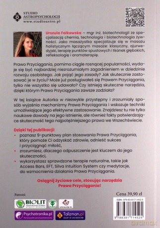 Narzędzia Prawa Przyciągania. Wykorzystaj EFT, Silva, Access Bars i medytacje, by osiągnąć każdy cel w swoim życiu - Urszula Falkowska [KSIĄŻKA]