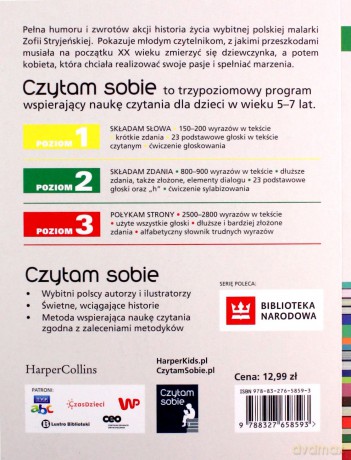 O Zofii, co zbierała kolory. Czytam sobie. Poziom 2 - Angelika Kuźniak [KSIĄŻKA]