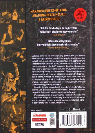 Oblicza śmierci. Niewiarygodna historia death metalu i grindcoreu - Albert Mudrian [KSIĄŻKA]
