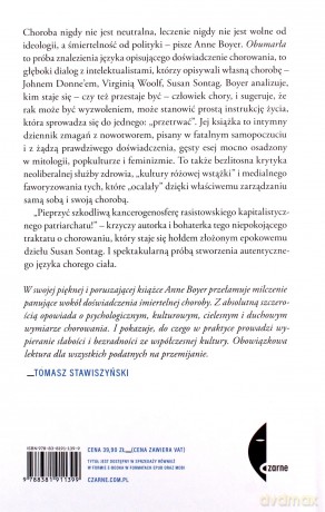 Obumarła. Ból, słabość, śmiertelność, medycyna, sztuka, czas, sny, dane, wyczerpanie, rak i opieka - Anne Boyer [KSIĄŻKA]