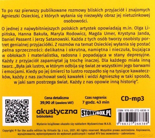 Osiecka. Tego o mnie nie wiecie - Beata Biały [AUDIOBOOK]