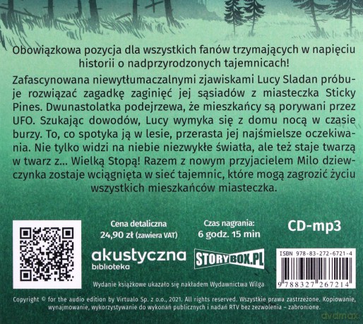 Tajemnica Wielkiej Stopy. Sticky Pines miasteczko grozy - Dashe Roberts [AUDIOBOOK]