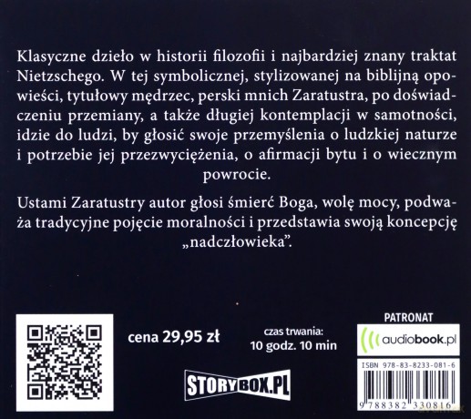 Tako rzecze Zaratustra - Fryderyk Nietzsche [AUDIOBOOK]