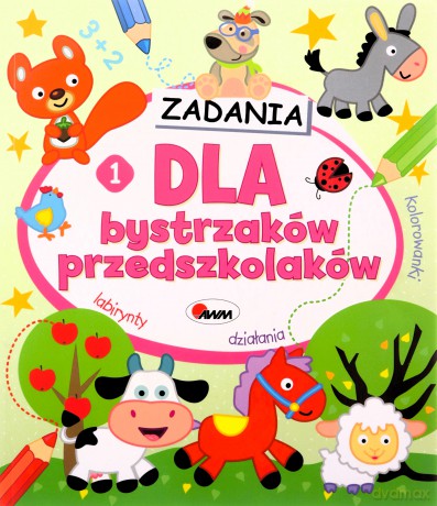 Zadania dla bystrzaków przedszkolaków 1 - Jolanta Czarnecka [KSIĄŻKA]