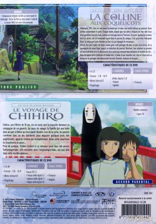 From Up on Poppy Hill / Spirited Away (Makowe wzgórze / Spirited Away: W krainie bogów) [2DVD]
